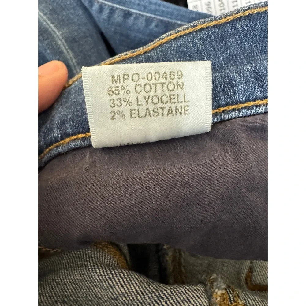 J Brand Maria High Rise Skinny Jeans Disclosure Blue Size 26 Mid Rise Stretch - Picture 6 of 7